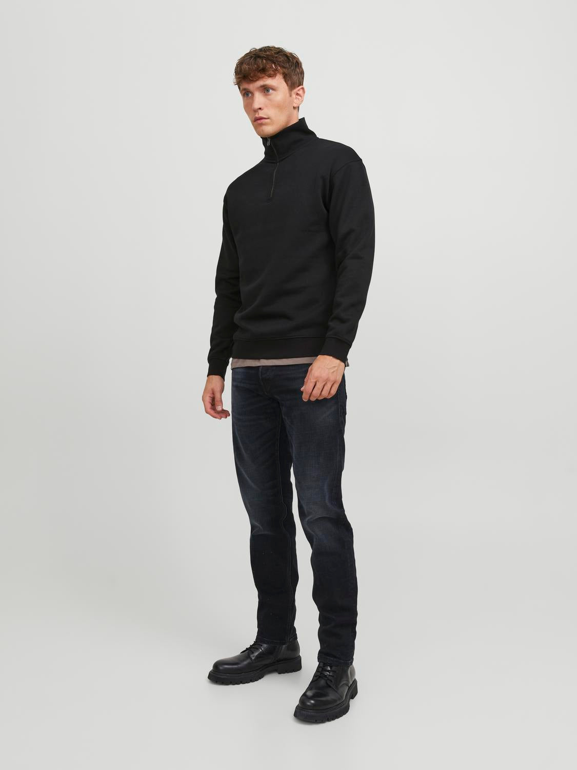 JJEBRADLEY HALF ZIP SWEATSHIRT